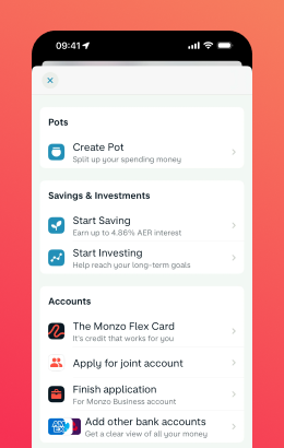 Monzo — Joint Pots